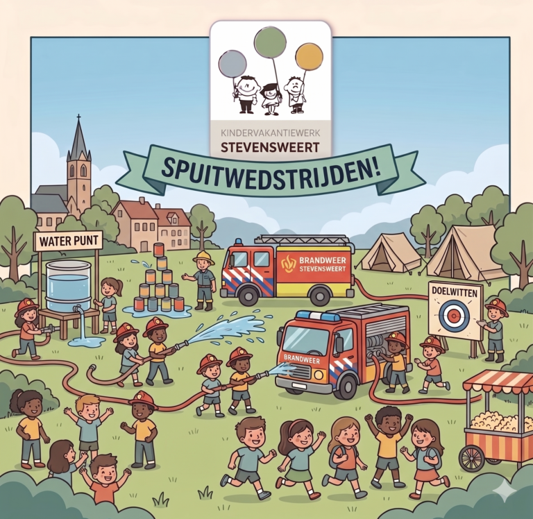 01/08 KVW: Waterpret met de Brandweerhelden voor de groep 0 t/m 9