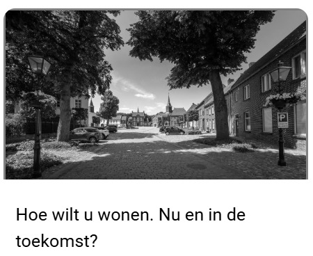 Waar wilt u wonen? Nu en in de toekomst. Wilt ook u meedenken?